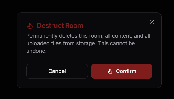 Room vaporized screen
